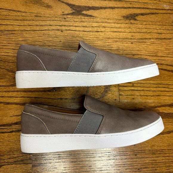 Vionic Demetra Slip-0n Women's 9 / EU 41 Charcoal Gray Leather Casual Sneaker - Picture 8 of 8